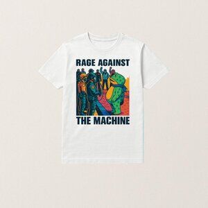 Rage Against The Machine Protest Frog Graphic Shirt 150